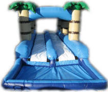 Tropical Double Slippery Slide 1C Tropical Double Slippery Slide 1C