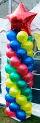 Balloon Column 7' w/star top Balloon Column 7' w/star top